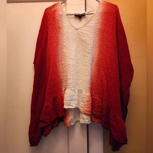 Ombré Poncho Shirt
